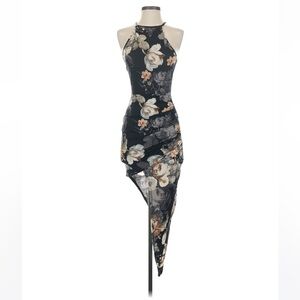 A'gaci Floral Print Dress